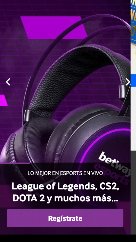 Betway se considera la mejor plataforma para apuestas en eSports.