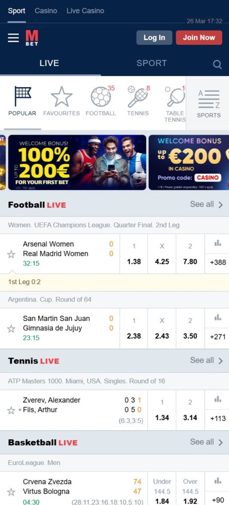 Marathonbet es una nueva opción de apuestas que opera con margen cero.