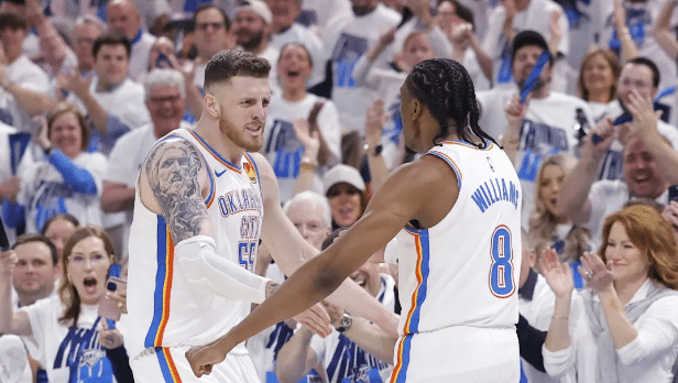 Créditos a Alonzo Adams-Imagn Images en la cobertura de Oklahoma City Thunder.