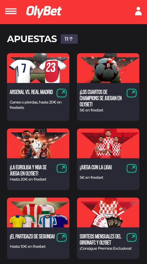promociones de Olybet España