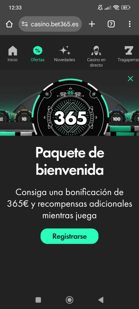 ¿Qué ventajas presenta el código de bonificación de bet365?